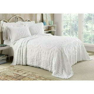 Emily Floral Chenille Bedspread