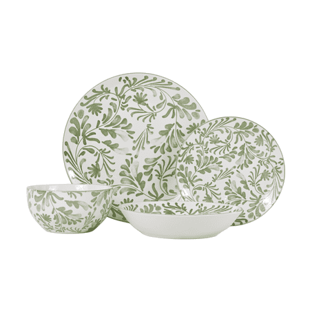 KINGSTONE 32-Piece Stoneware Dinnerware Set, Service for 8