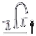KINGTACK Bathroom Faucet for Sink 3 Hole, 8 Inch Bathroom Faucets with