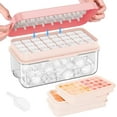 thumbnail image 1 of KINGTACK Ice Cube Tray with Lid and Bin, Ice Cube Tray Molds, 96(4 * 8 * 3) pcs Ice Trays for freezer, Chilling Drinks, Whiskey & Cocktails, with Ice Container and Ice Scoop, BPA-Free, 1 of 8