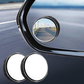 KINGWOLF 2 Pack Car Blind Spot Mirror Angle Adjustable Side View Mirror Universal,Black