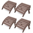 thumbnail image 1 of KINGYES Adirondack Ottoman Folding, Outdoor Foot Rest, Plastic Adirondack Footstool for Adirondack Chair, 1 of 1