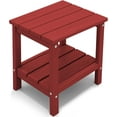 thumbnail image 1 of KINGYES Double Side Table, Adirondack End Table- Red, 1 of 1