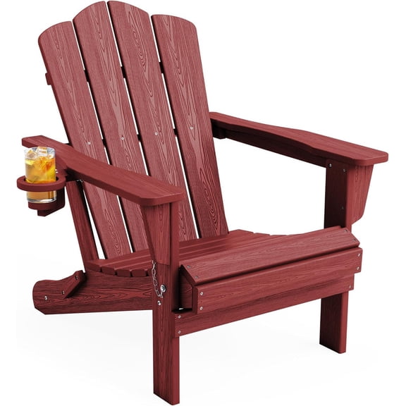 KINGYES Folding Adirondack Chair