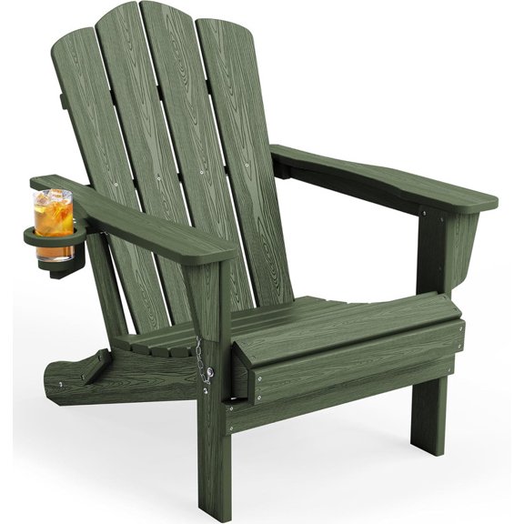 KINGYES Folding Adirondack Chair