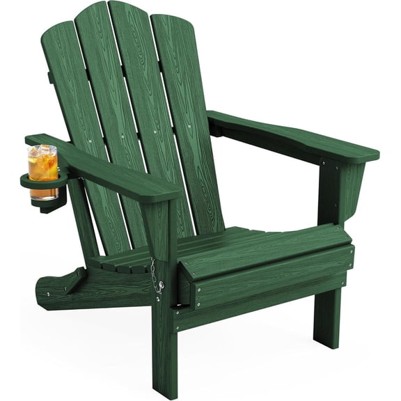 KINGYES Folding Adirondack Chair