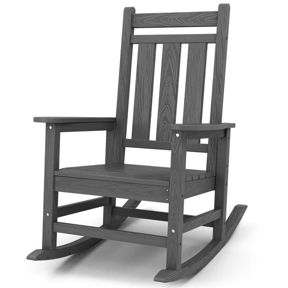 KINGYES Outdoor Patio Rocking Chair