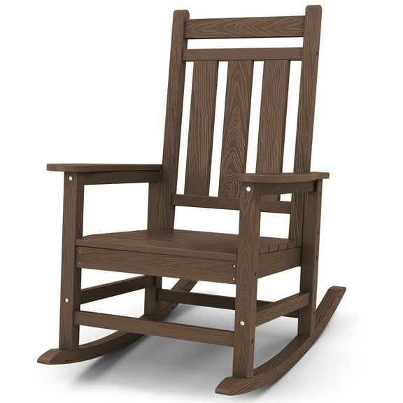 KINGYES Outdoor Patio Rocking Chair