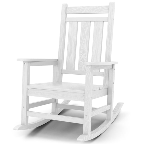 KINGYES Outdoor Patio Rocking Chair