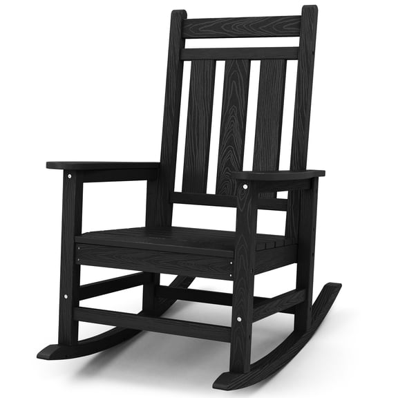 KINGYES Outdoor Patio Rocking Chair