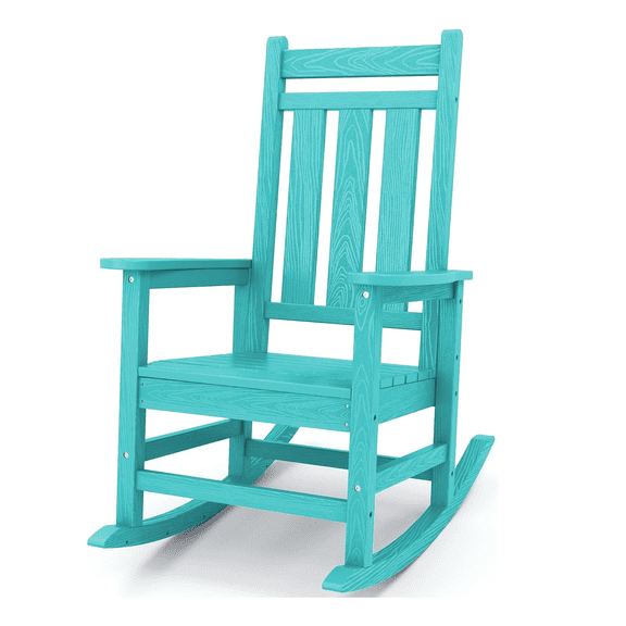 KINGYES Outdoor Patio Rocking Chair