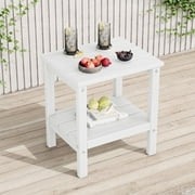 KINGYES 2-Tier Outdoor Side Table
