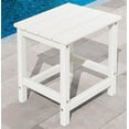 thumbnail image 1 of KINGYES Outdoor Side Table, Small Outdoor Table for Patio, Adirondack Side Tables for Outside or Indoor, Weather Resistant Easy Maintenance, 1 of 7