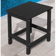 KINGYES Outdoor Side Table, Small Outdoor Table for Patio, Adirondack Side Tables for Outside or Indoor, Weather Resistant Easy Maintenance