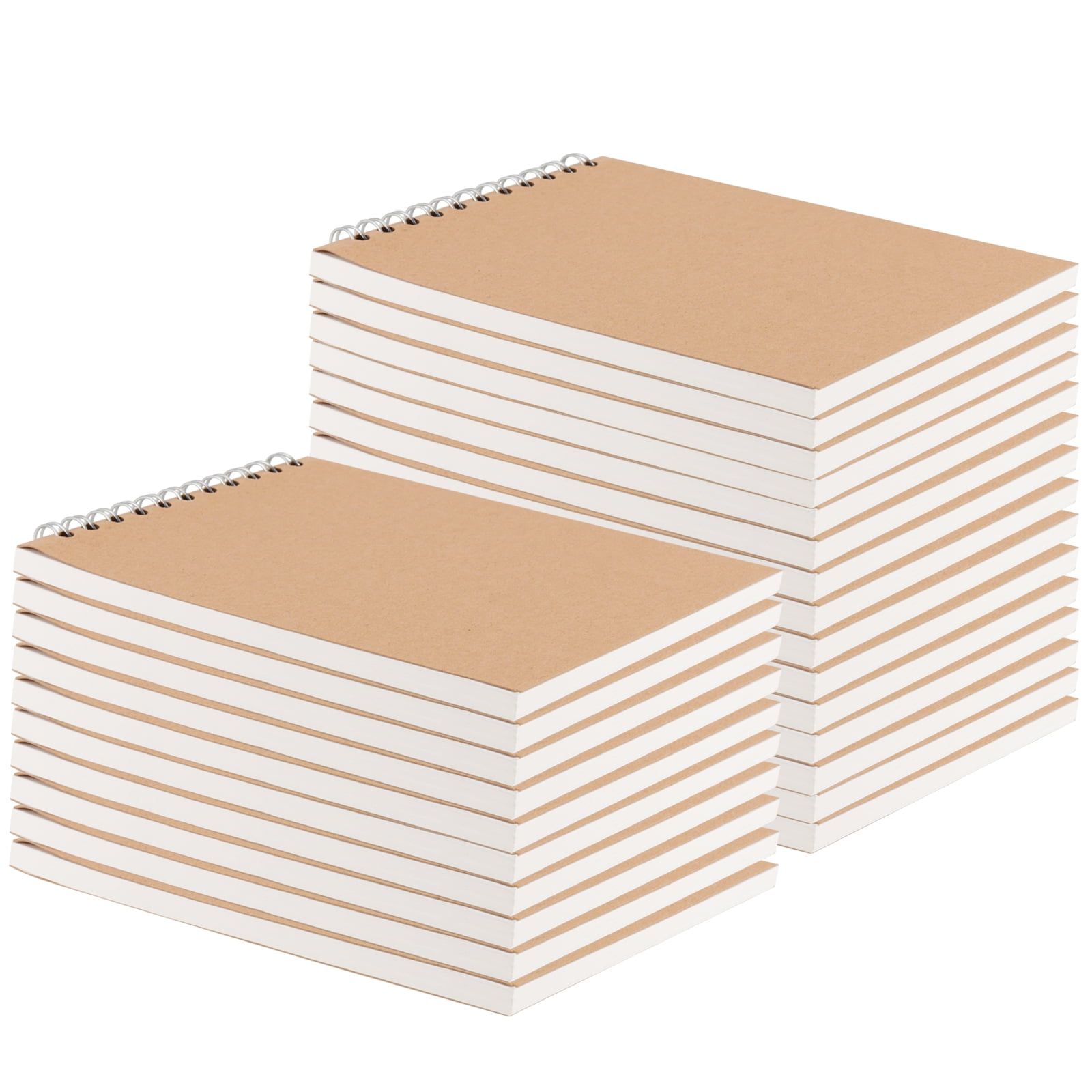 Fuutreo 100 Pack Mini Blank Notebooks A6 Blank Unlined Hardcover Notebook  Bulk White Paper Journals Sketchbooks for Kids Students Teacher Drawing