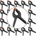 thumbnail image 1 of KINJOEK 20 Pack 6 Inches Plastic Spring Clamp, Heavy Duty Nylon Muslin Woodworking Clamps Photo Studio Backdrops Backgrounds Clamps, 1 of 6