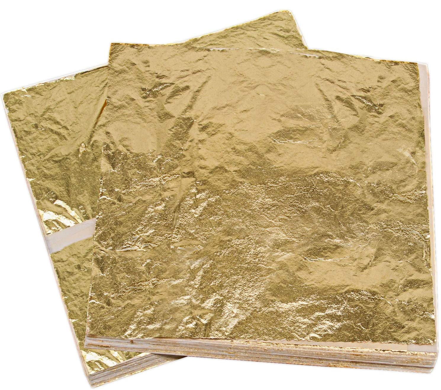 Operitacx 200 Pcs Imitation Gold Foil Paper Gold Foil Paper for Crafts  Paint Gold Leaf Gold Foil Paper for Art Foil Paper for Decor Leaf Foil  Paper