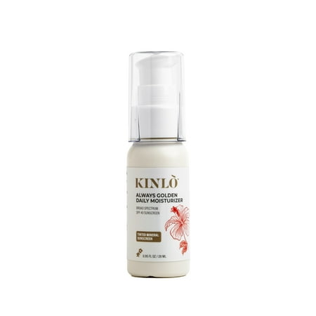 KINLO Always Golden Daily Moisturizer with SPF 40, 3 in 1 Universally Tinted Mineral Sunscreen, Blue Light Protection 0.95 fl oz