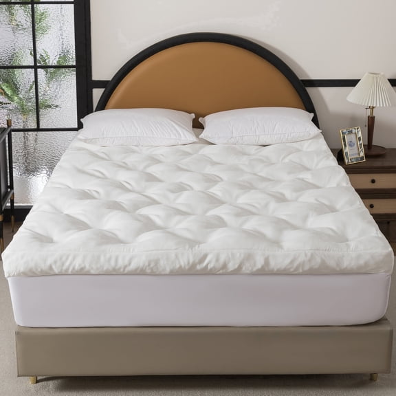 KINMEROOM 5 in Pressure Relief Thick Memory Foam Mattress Topper - King Size