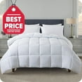 KINMEROOM King Duvet Insert Hotel Style Down Alternative White