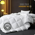 KINMEROOM King Size Goose Feather Down Comforter, 56 oz All Season