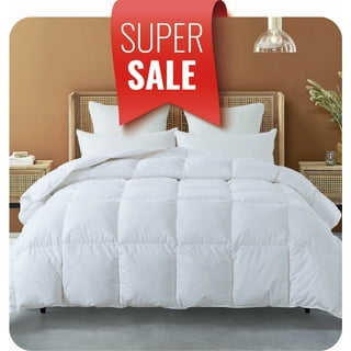APSMILE Lightweight Goose Feather Down Comforter King Size - Ultra Soft  Organic Cotton Quilted All-Season Thin Feather Down Duvet Insert for Warm  Weather/Hot Sleepers (106x90, Ivory White) : : Home & Kitchen