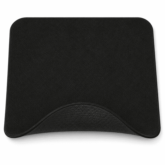 KINOBUC Minimalist Pure Black Mouse Pad 9.45 x 7.87 Inches Non-Slip Desktop Mouse Mat for Computer Laptop