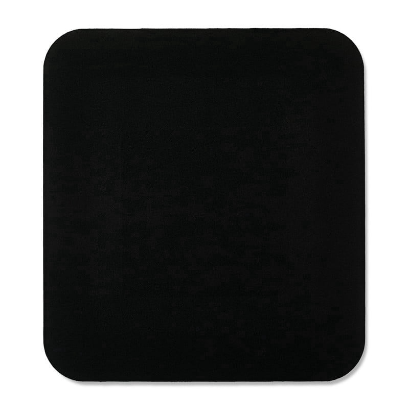 KINOBUC Minimalist Pure Black Mouse Pad 9.45 x 7.87 Inches Non-Slip Desktop Mouse Mat for Computer Laptop