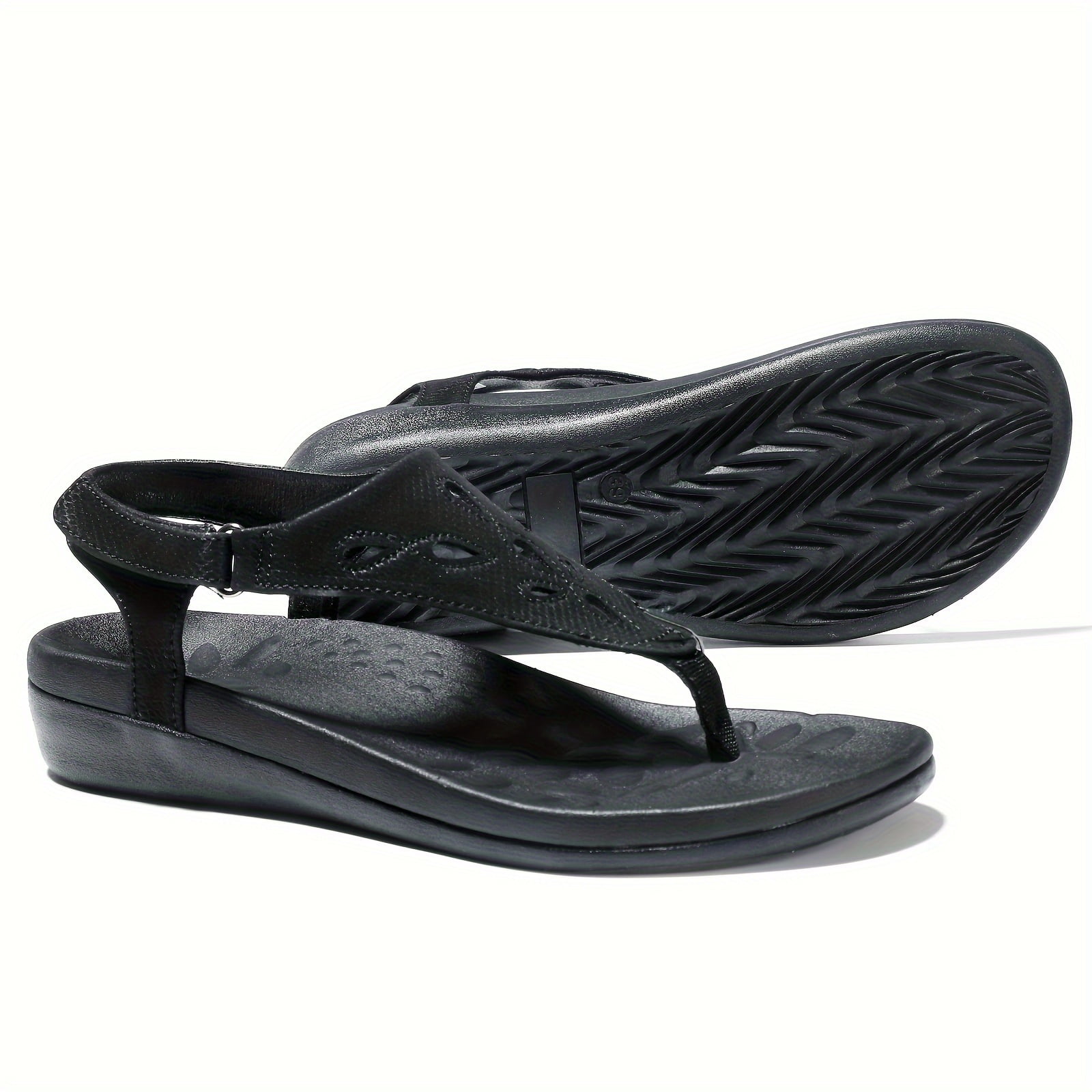 KINODAY Arch Support Sandals Hollow Design Summer Thong Sandals Comfy