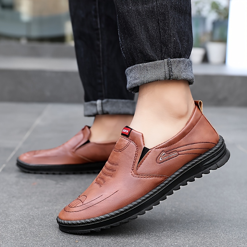 KINODAY Casua Loafers Breathable Lightweight Anti-skid Slip On Shoes ...