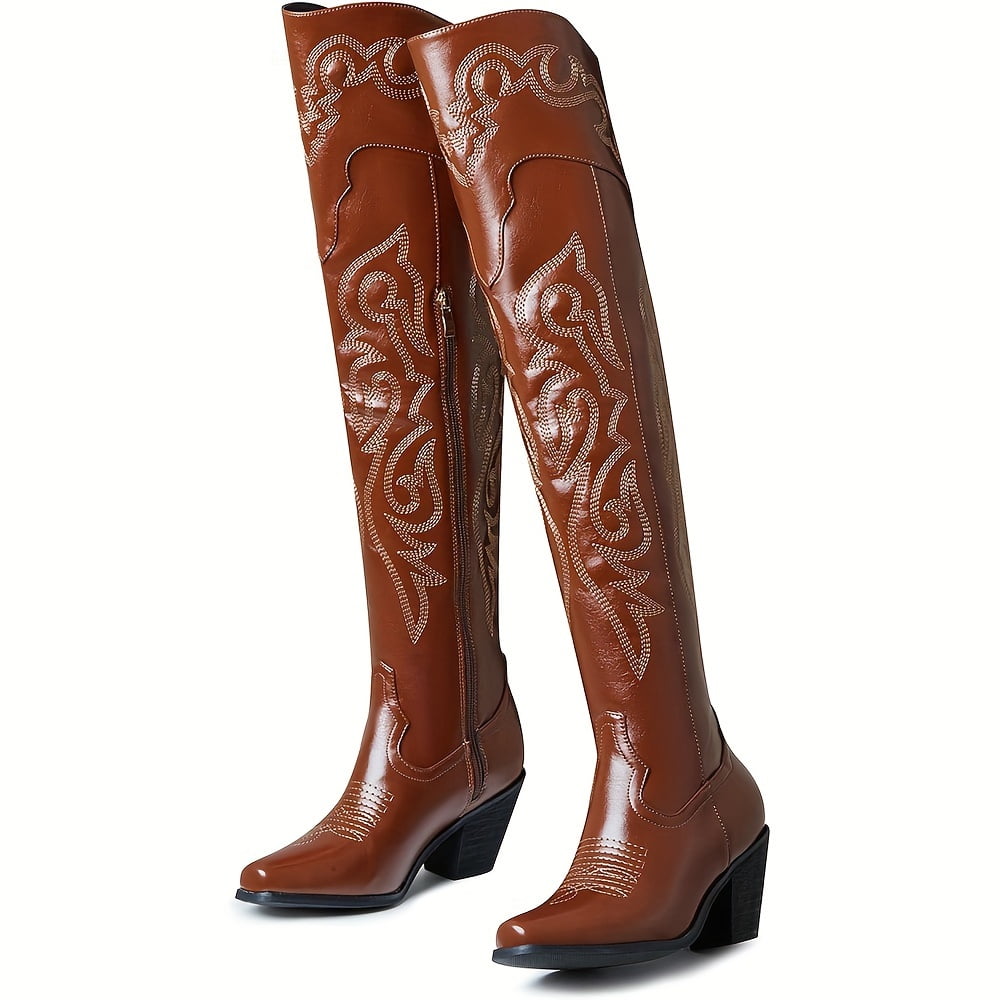 Amazon.com | KiutSymo Cowgirl Boots For Women Retro Classic