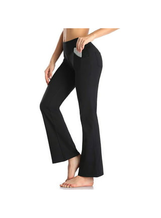 Bigersell Women's Shaping Bootcut Yoga Pants Yoga Full Length Pants Women  Trousers High Elastic High Waist Flared Pants Thin Yoga Pants Physical