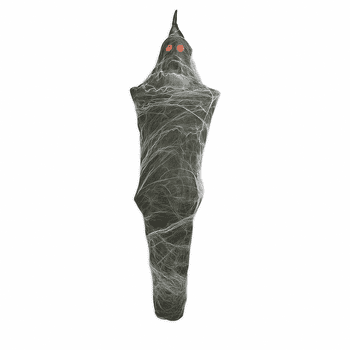 KINREX 72" Hanging Cocoon Corpse with LED Eyes – Scary Halloween Decoration for Indoor & Outdoor