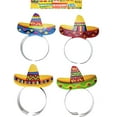 thumbnail image 1 of KINREX Cinco de Mayo Sombrero Headband - Mexican Fiesta Paper Party Hat - 8 Pieces, 1 of 3