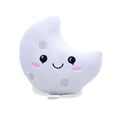 thumbnail image 1 of KINREX Grey Moon Plush Stuffed Toy - Kid Stuffed Star Toy - 6.5" / 16.5 cm., 1 of 2