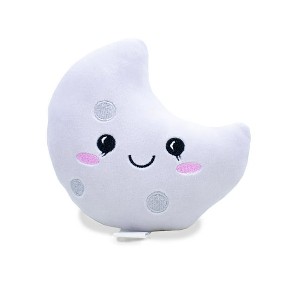 KINREX Grey Moon Plush Stuffed Toy - Kid Stuffed Star Toy - 6.5" / 16.5 cm.