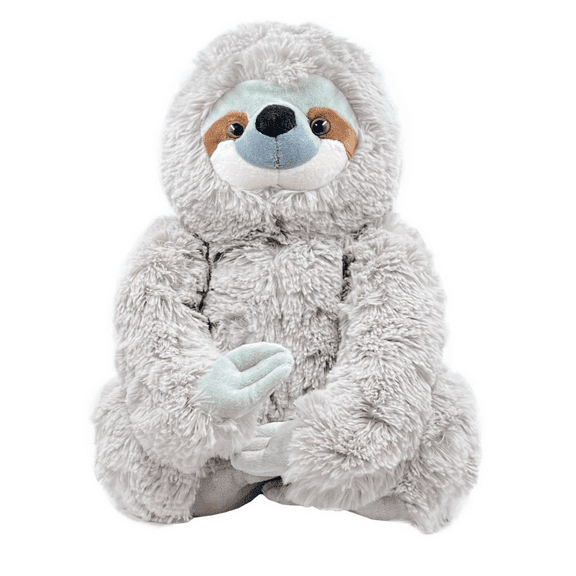 KINREX Three Toed Sloth Stuffed Animal Large Plush Toy for Boys, Girls and Adults  Measures 13 inches / 33 cm, Grey