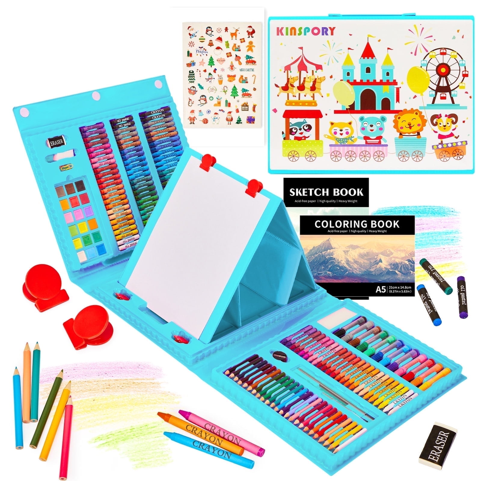 オリジナルアートコレクション#62 Crayola Zigzag Art Case: 140pc Kids Craft Kit with Crayons