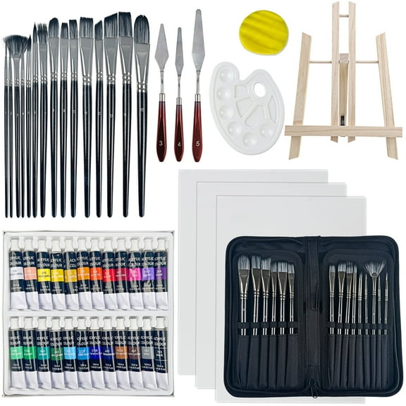 KINSPORY 48 pack Acrylic Prints Multicolor Art Set, Art Supplies Gifts for Artists Adults Beginners Kids