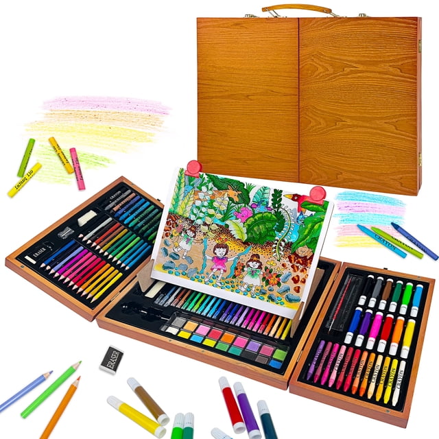 KINSPORY 172 Pack Painting Colouring Art Set, Art Supplies with Drawing ...