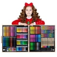 thumbnail image 1 of KINSPORY 260 Pack Drawing Painting Colouring Art Set, Deluxe Wooden Art Supplies Crafts, Gift for Artist Beginners Kids Girls Boys, 1 of 7
