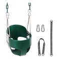 thumbnail interactive-video image 1 of KINSPORY Outdoor Swing Seat, Weather Resistant High Back Infant Seat with Heavy-Duty Chains & Tree Straps, 1 of 8