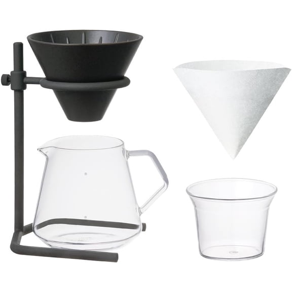 KINTO 27573 SCS-S04 Brewer Stand Set, 4 Cups, Coffee, Dishwasher Safe, Gift, Present