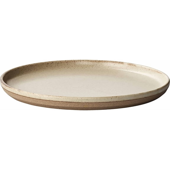 KINTO CLK-151 29538 Plate, 7.9 inches (200 mm), Beige, Microwave and Dishwasher Safe