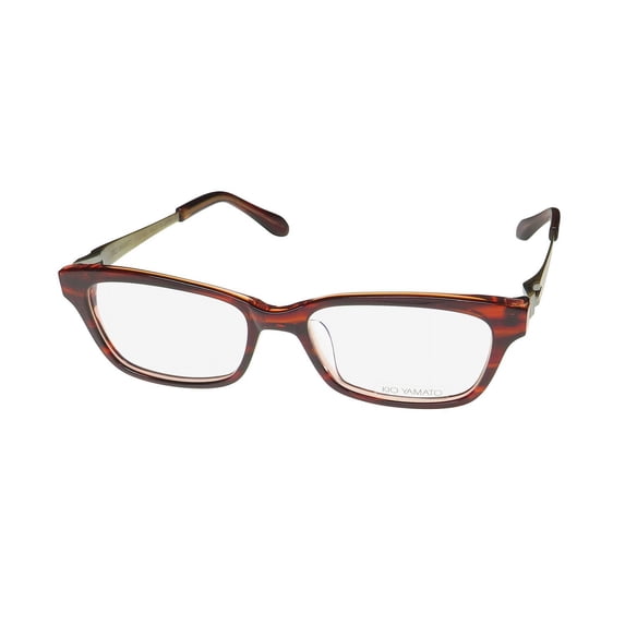 KIO YAMATO KP-177U BRUSHED METAL VINTAGE LOOK JAPANESE EYEGLASS FRAME/GLASSES