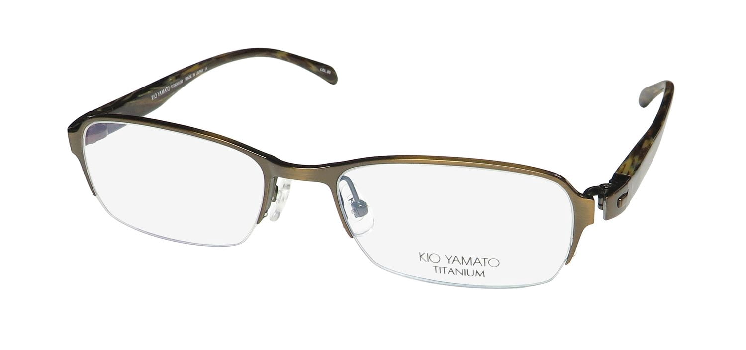 KIO YAMATO KT-326U TITANIUM MADE IN JAPAN DESIGNER MODERN EYEGLASS ...