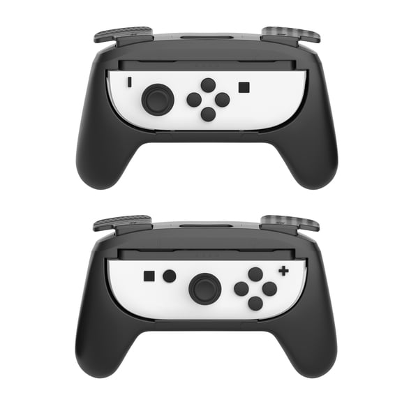 KIPLINK 2-Pack Enhanced Grip Handles for Nintendo Switch 2 Joy-Cons - Comfortable Controller Grips for Extended Gaming