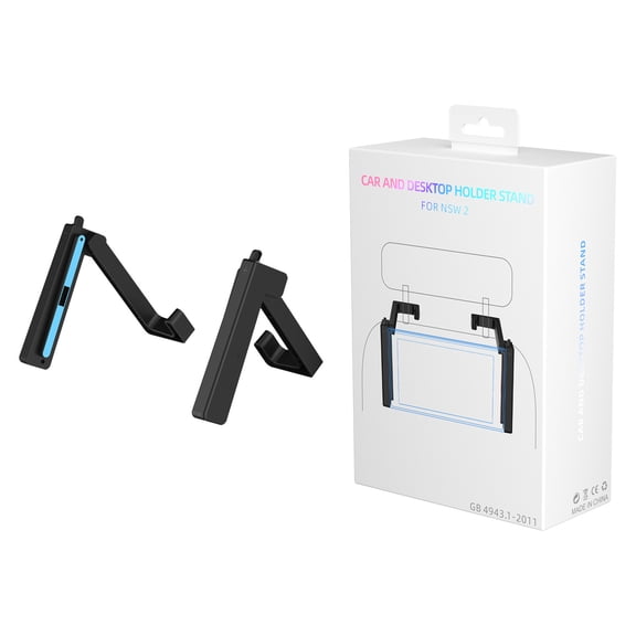 KIPLINK 2-in-1 Car Headrest Mount & Portable Desktop Stand for Nintendo Switch 2 - Adjustable, Stable & Charging Friendly