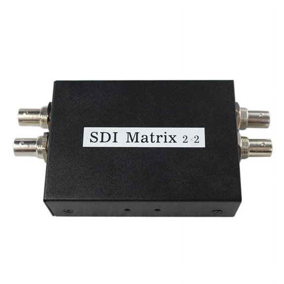 KIPLINK 2x2 SDI Splitter/Switcher, 2 Input 2 Output, 3G/HD/SD-SDI Distribution Amplifier, Broadcast Grade