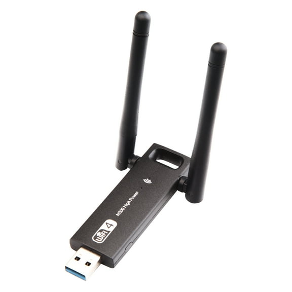 KIPLINK 300Mbps Wi-Fi Adapter [High Gain, Long Range] for Desktop PC
